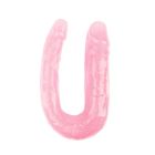Фаллоимитатор двойной Chisa Hi-Rubber 13 Inch Dildo, розовый вид 3