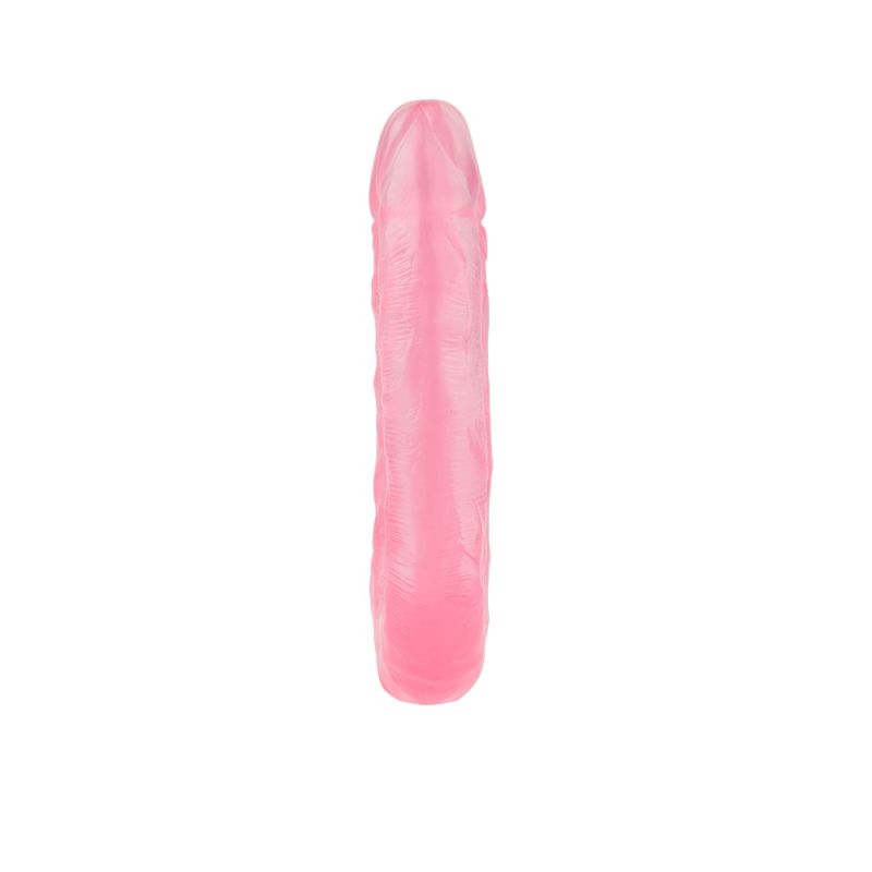 Фаллоимитатор двойной Chisa Hi-Rubber 13 Inch Dildo, розовый вид 5