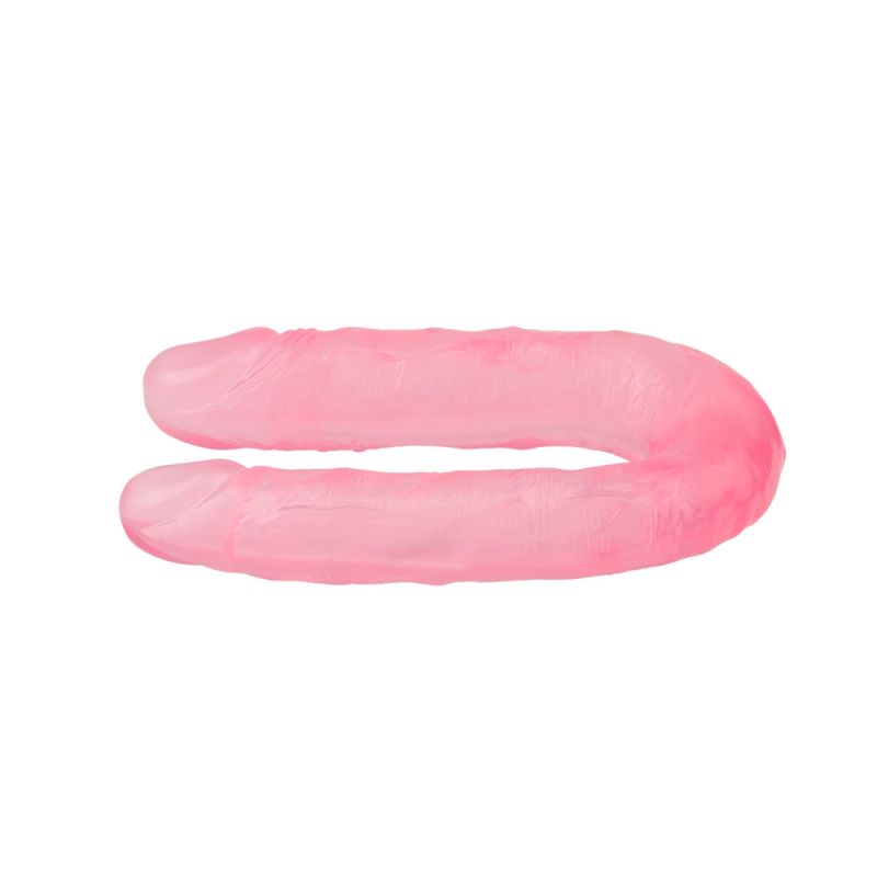 Фаллоимитатор двойной Chisa Hi-Rubber 13 Inch Dildo, розовый вид 6