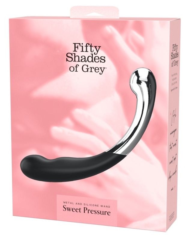Двусторонний фаллоимитатор, массажер точки G Fifty Shades of Grey силикон и металл вид 3