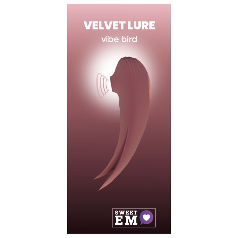 Двосторонній вакуумний стимулятор для клітора з вібрацією Sweet Em, рожевий вид 9