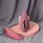 Двосторонній вакуумний стимулятор для клітора з вібрацією Sweet Em, рожевий вид 7