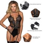 Елегантний чорний мереживний бебідол Star Night з відкритою спиною, M вид 10