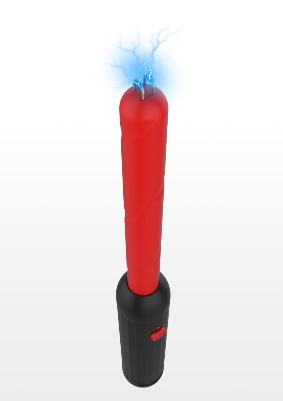 Электростимулятор Стик Taboom Prick Stick Electro Shock Wand красно-черный, 34 см вид 4