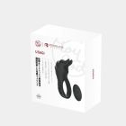 Эрекционное кольцо BeYourLover USAGI с вибрацией и пультом, черное вид 5