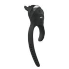 Эрекционное кольцо BeYourLover USAGI с вибрацией и пультом, черное вид 3