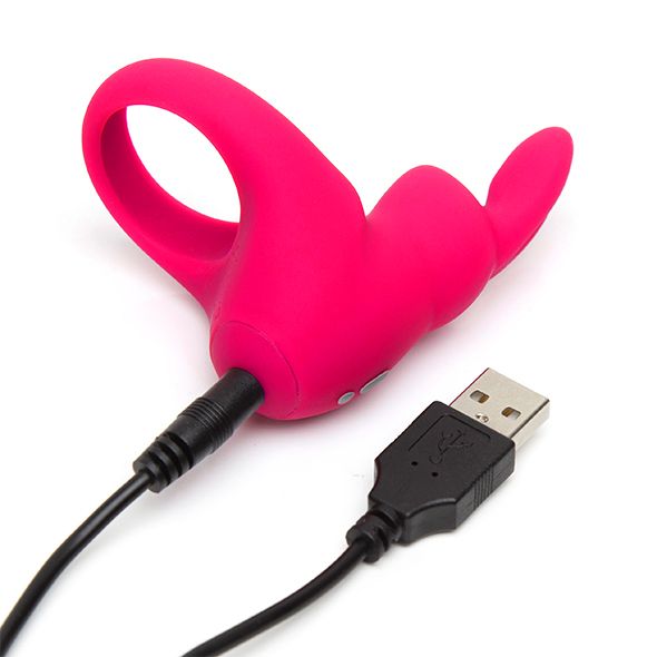 Ерекційне кільце Happy Rabbit Rechargeable Cock Ring Pink вид 4