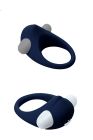 Ерекційне кільце з вібрацією Dream Toys Rings of Love, синій вид 3