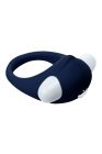 Ерекційне кільце з вібрацією Dream Toys Rings of Love, синій вид 5