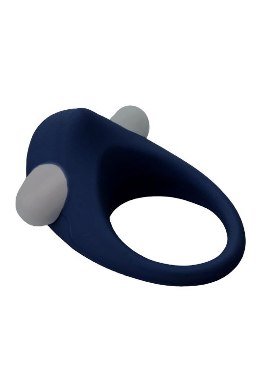 Ерекційне кільце з вібрацією Dream Toys Rings of Love, синій вид 4