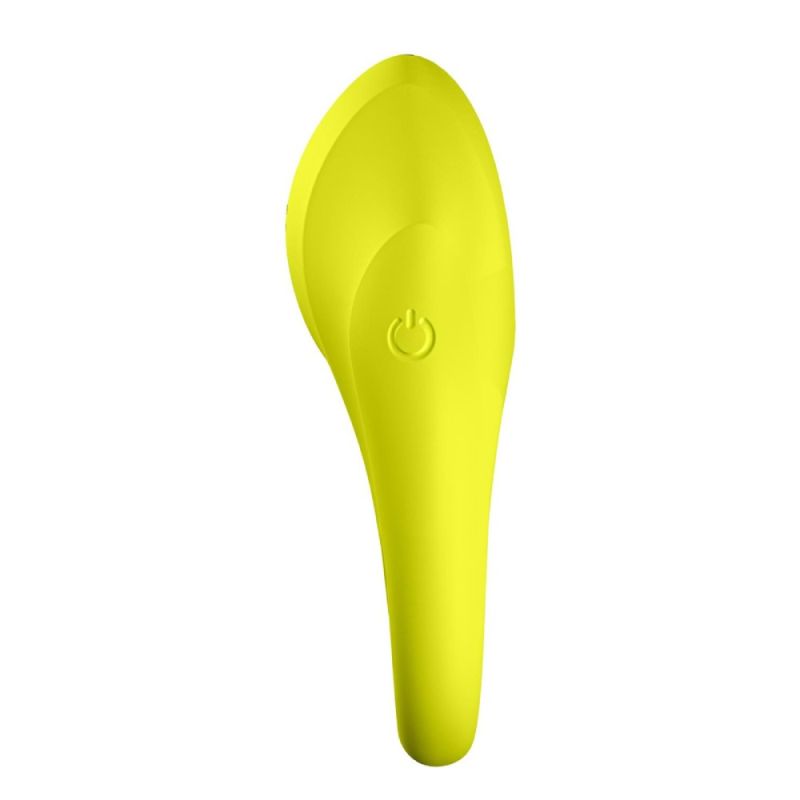 Ерекційне кільце з вібрацією Satisfyer Spectacular Duo жовте вид 4