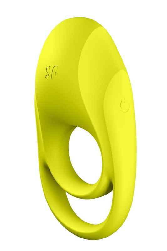 Ерекційне кільце з вібрацією Satisfyer Spectacular Duo жовте вид 2