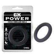 Ерекційне кільце на член Chisa GK Power No.2, силіконове, чорний