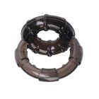 Ерекційне кільце Chisa GK Power Dual Enhancement Ring з рельєфною поверхнею, чорне вид 3
