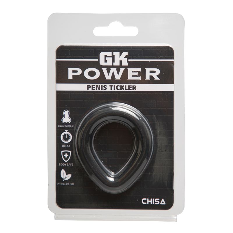 Эрекционное кольцо Chisa GK Power, чёрный вид 4