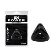Ерекційне кільце трикутне Chisa GK Power Triangle Ring, чорне