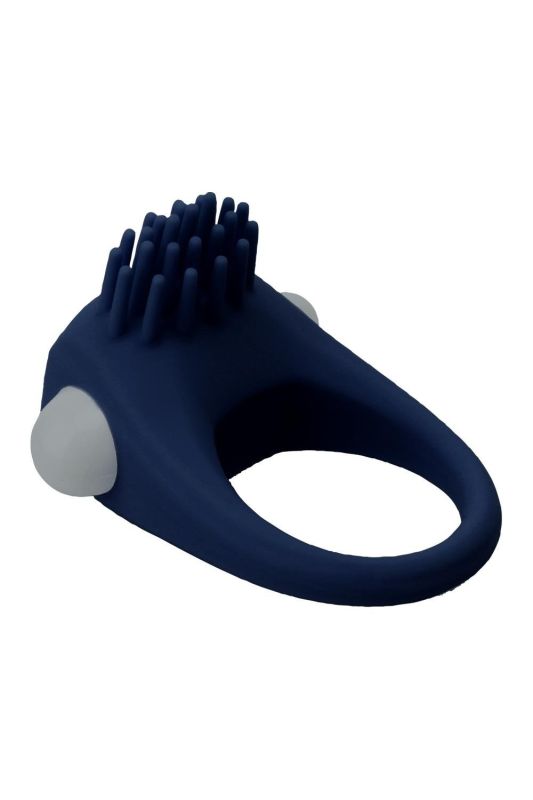 Ерекційне кільце Dream Toys Rings of Love з вусиками, синього кольору вид 5