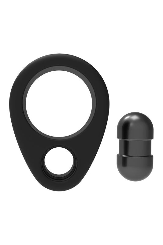Ерекційне кільце Dreamtoys RAMROD з обтяжувачем, чорне вид 4