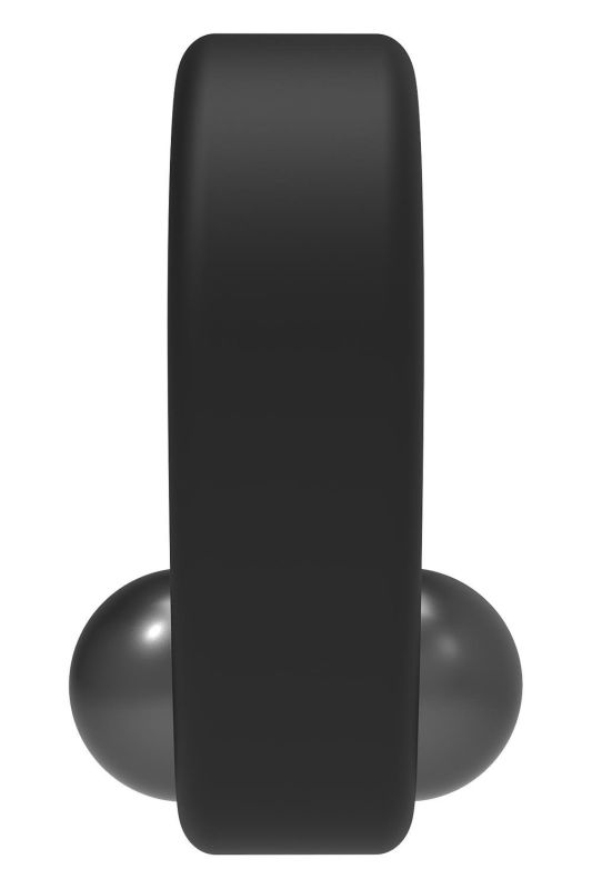 Эрекционное кольцо Dreamtoys RAMROD с утяжелителем, черное вид 5
