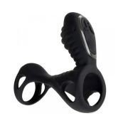 Ерекційне кільце з 2 моторами Adrien Lastic Gladiator F чорне