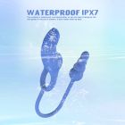 Эрекционное кольцо с анальным плагом Chisa Kissen Dally вибрирующее, синее вид 9