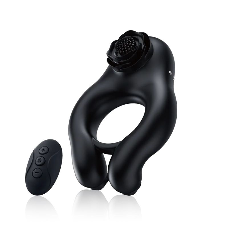 Кольцо эрекционное с дистанционным пультом BeYourLover ABE PENIS RING, черное вид 2