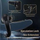 Кільце ерекційне з дистанційним пультом BeYourLover ABE PENIS RING, чорне вид 8