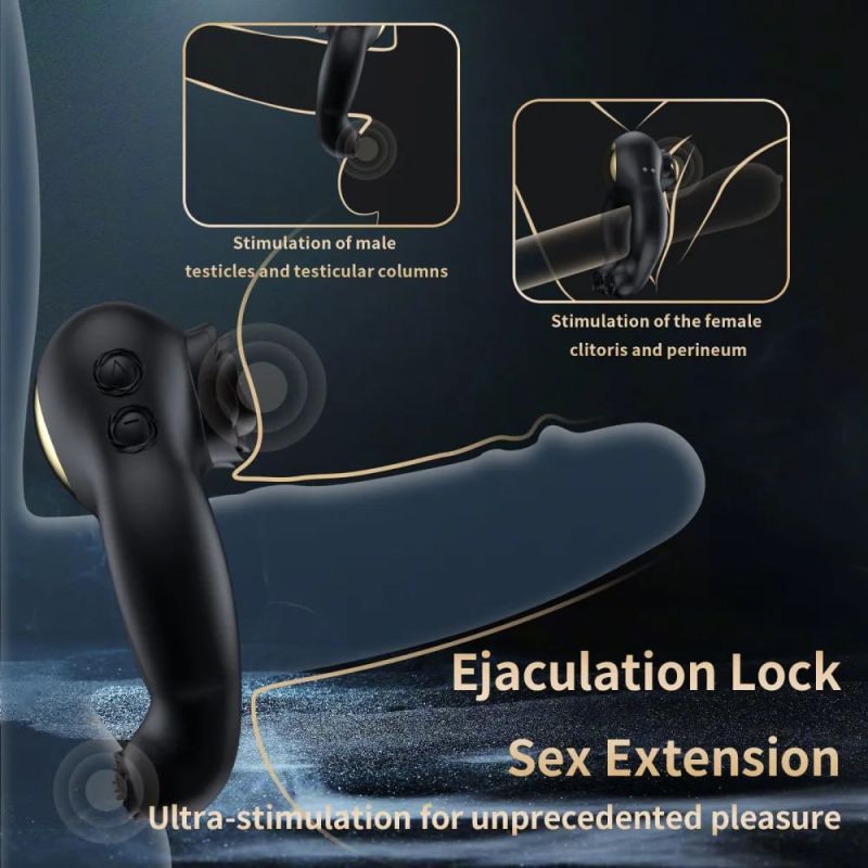 Кольцо эрекционное с дистанционным пультом BeYourLover ABE PENIS RING, черное вид 8