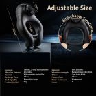 Кольцо эрекционное с дистанционным пультом BeYourLover ABE PENIS RING, черное вид 7