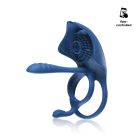 Ерекційне кільце BeYourLover Barzillai з вібрацією та стимуляцією клітора, синє вид 2