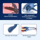 Эрекционное кольцо BeYourLover Barzillai с вибрацией и стимуляцией клитора, синее вид 9