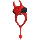 Ерекційне кільце у вигляді диявола Adrien Lastic Devol Cock Ring з вібрацією, червоне вид 3