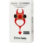 Ерекційне кільце у вигляді диявола Adrien Lastic Devol Cock Ring з вібрацією, червоне вид 6