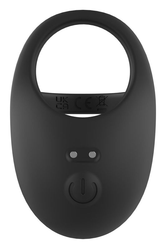 Эрекционное виброкольцо Dreamtoys Ramrod с пультом, черное вид 4