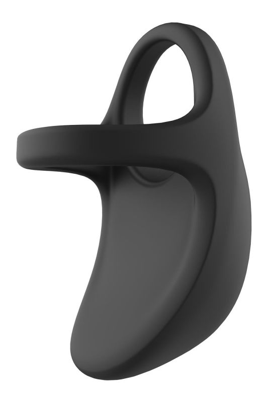 Эрекционное виброкольцо Dreamtoys Ramrod с пультом, черное вид 3