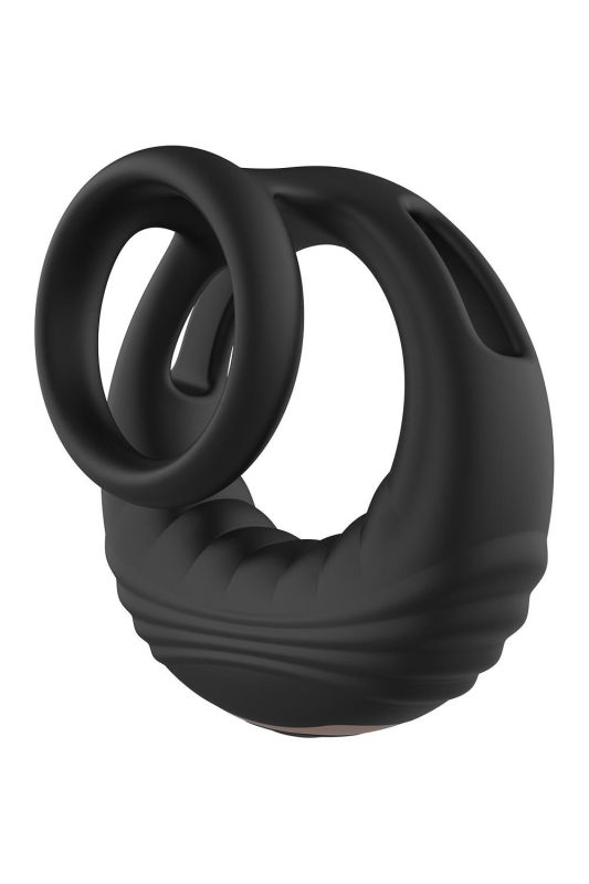 Ерекційне віброкільце Dreamtoys Ramrod з пультом, чорне вид 7