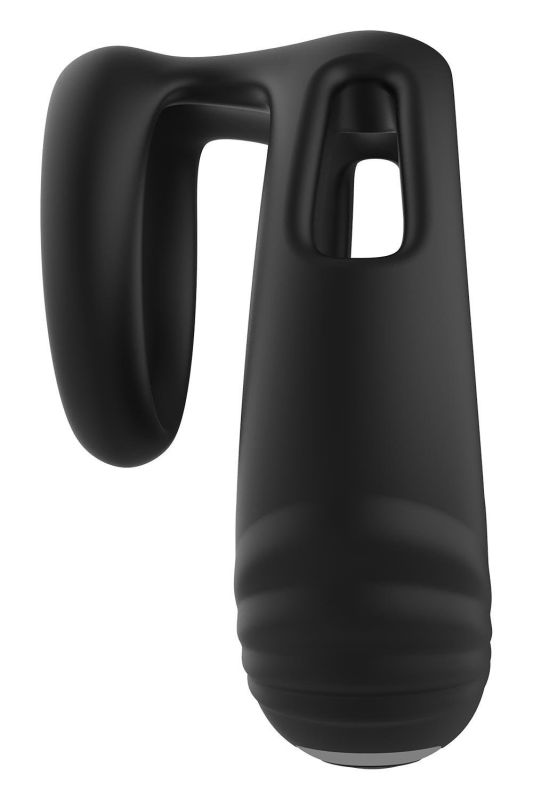 Эрекционное виброкольцо Dreamtoys Ramrod с пультом, черное вид 11