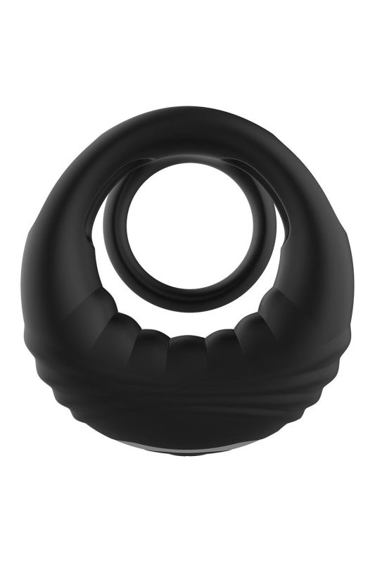 Эрекционное виброкольцо Dreamtoys Ramrod с пультом, черное вид 12