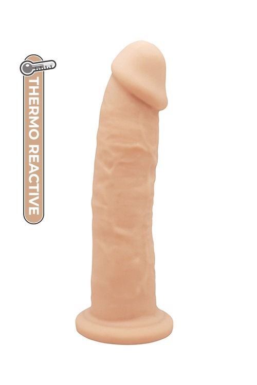 Фалоімітатор Термоактивний реалістичний REAL LOVE Dream Toys, тілесний вид 2