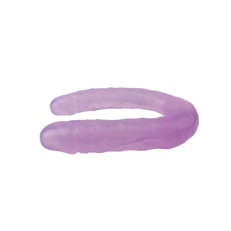 Фалоімітатор подвійний Chisa Hi-Rubber 13 Inch Dildo, фіолетовий вид 5