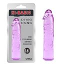 Фаллоимитатор прозрачный из геля Chisa Hi Basic, фиолетовый