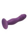 Фалоімітатор Dream Toys Flirts Pleasure Dildo для точки G на присосці, фіолетовий вид 7