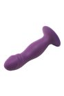 Фалоімітатор Dream Toys Flirts Pleasure Dildo для точки G на присосці, фіолетовий вид 6