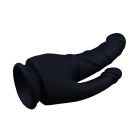 Двойной фаллоимитатор на присоске Chisa Naked Legend Stripper 8.5, черный вид 6