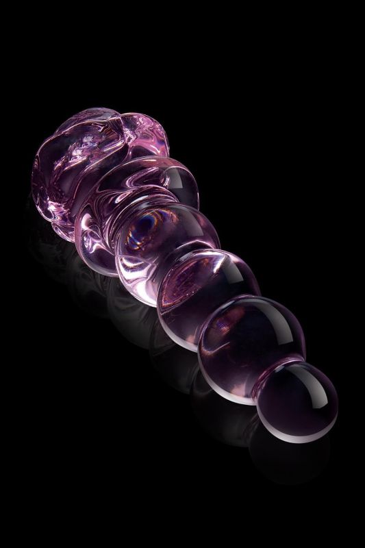 Фаллоимитатор елочка из стекла Dream Toys Glaze Glass в форме бутона розы вид 8