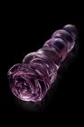 Фаллоимитатор елочка из стекла Dream Toys Glaze Glass в форме бутона розы вид 7