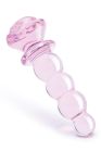 Фаллоимитатор елочка из стекла Dream Toys Glaze Glass в форме бутона розы вид 2
