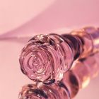 Фалоімітатор ялинка зі скла Dream Toys Glaze Glass у формі бутона троянди вид 5