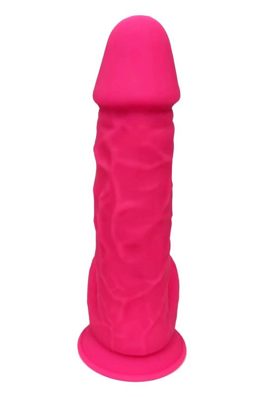 Фалоімітатор реалістичний Dreamtoys Real Love на присосці з мошонкою, рожевий вид 4