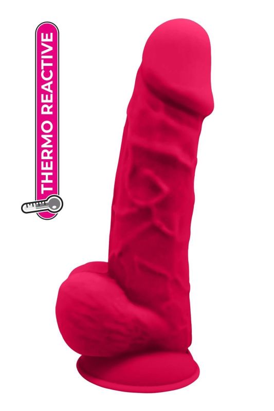 Фалоімітатор реалістичний Dreamtoys Real Love на присосці з мошонкою, рожевий вид 2